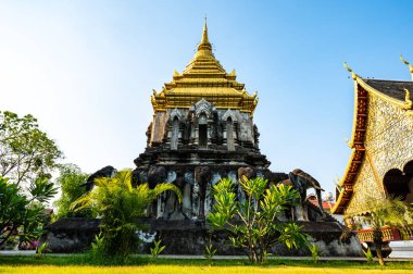 Wat Chiang Mun or Chiang Mun Temple in Chiang Mai Province, Thailand.