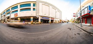 CHIANG MAI, THAILAND - April 27, 2020 : Chiang Mai town at Chang Khlan Road, Thailand.