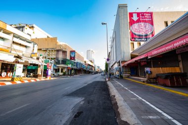 CHIANG MAI, THAILAND - April 27, 2020 : Chiang Mai town at Chang Khlan Road, Thailand.