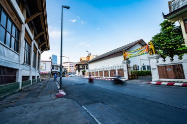 CHIANG MAI, THAILAND - April 27, 2020 : Chiang Mai town at Chang Khlan Road, Thailand.