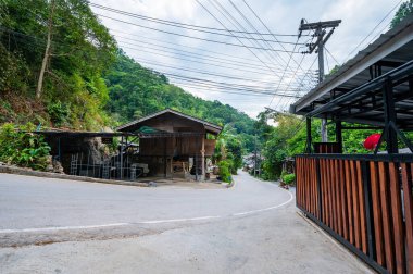 CHIANG MAI, THAILAND - May 14, 2020 : Mae Kampong Village in Chiang Mai Province, Thailand.