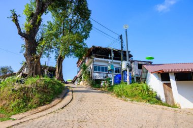 Pha Hi village on the mountain, Chiang Rai province.