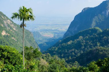 Beautiful Mountain View at Pha Hi Village, Chiang Rai Province.