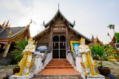 CHIANG MAI, THAILAND - March 27, 2021 : Ancient Sanctuary of Wat Khun Khong Luang in Hang Dong District, Thailand.