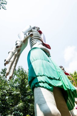 Tayland 'daki Tayland Tapınağı' nda Aç Hayalet Heykeli.