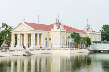 Phra Thinang Warophat Phiman Binası Bang Pa-In Sarayı, Tayland.