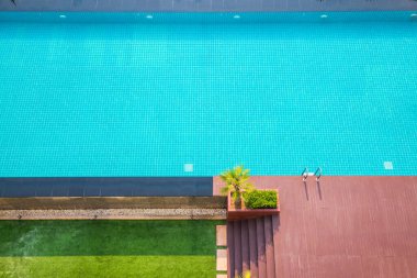 Bahçe, Tayland 'da Yüzme Havuzu.