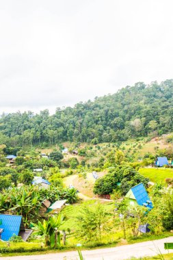Tayland 'daki Dağların Güzel Manzarası.