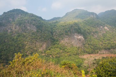 Angkhang Dağı, Tayland Dağ Manzarası.