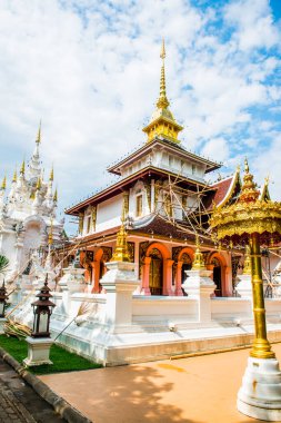 Chiangmai, Tayland 'daki Darabhirom Ormanı Manastırı' ndan Phra Chao Than Jai Mondop.