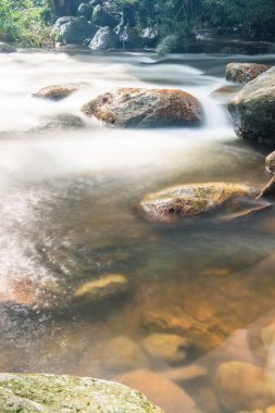 Tayland doğal parkında akan güzel su