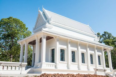 Güzel Tayland kilisesi yapım aşamasında, Tayland.