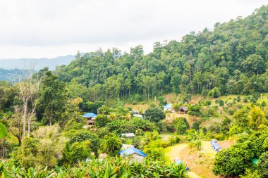 Tayland 'daki Dağların Güzel Manzarası.