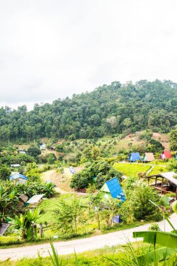 Tayland 'daki Dağların Güzel Manzarası.