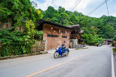 CHIANG MAI, THAILAND - May 14, 2020 : Mae Kampong Village in Chiang Mai Province, Thailand.