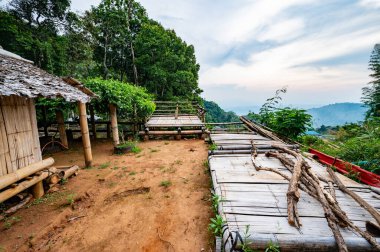 Park and viewpoint at Doi Suthep Pui national park, Chiang Mai province.