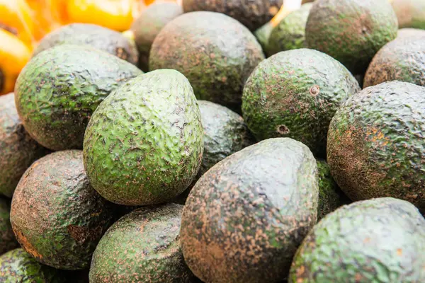 Fresh Avocado Sale Stand Thailand Royalty Free Stock Images
