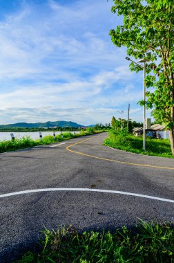 Landscape of Rong Tio Reservoir in Phu Kam Yao district, Phayao province.