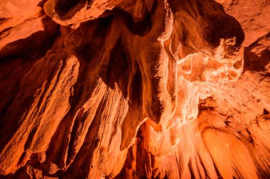Landscape of Thamluang cave in Thamluang Khunnam Nangnon National Park, Chiang Rai province.