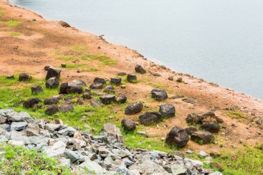 Tha Krabak rezervuarının manzarası, Tayland