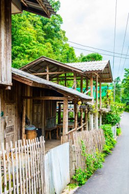 Tayland 'da geleneksel Tayland evi..