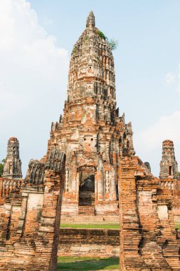 Tayland Chaiwathanaram Tapınağı manzarası