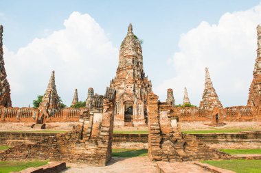 Tayland Chaiwathanaram Tapınağı manzarası