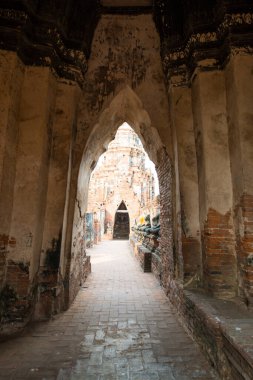 Tayland Chaiwathanaram Tapınağı manzarası