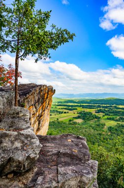 Pha Hua Reua Cliff with Mountain View in Phayao Province, Thailand.