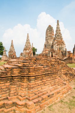Tayland Chaiwathanaram Tapınağı manzarası