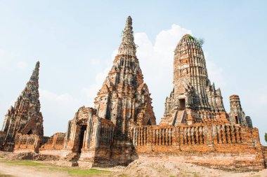 Tayland Chaiwathanaram Tapınağı manzarası