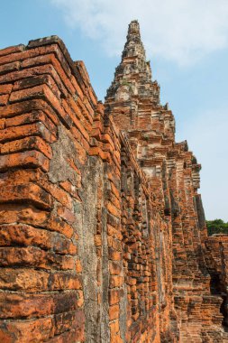 Tayland Chaiwathanaram Tapınağı manzarası