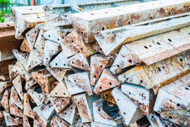 Tayland 'daki inşaat sahasında yol çalışması stoku