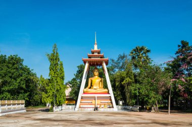 Tayland 'daki Tayland tapınağındaki güzel Buda heykeli