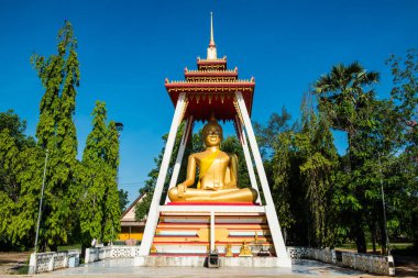 Tayland 'daki Tayland tapınağındaki güzel Buda heykeli