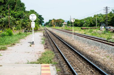 Tayland 'da demiryolu.