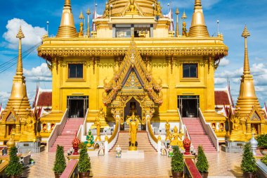 Prachulamanee pagoda ile mavi gökyüzü, Tayland