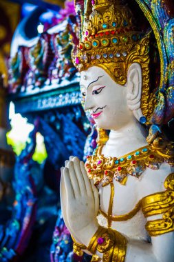 Tayland stili melek Rong Sua 'da. Tayland, 10 tapınağı..