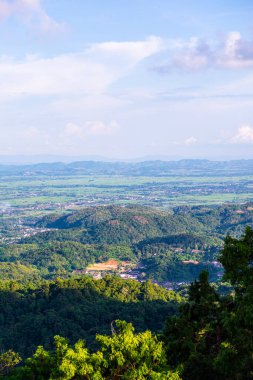 KM 12 'den bakıldığında dağ manzarası, Chiang Rai vilayeti.
