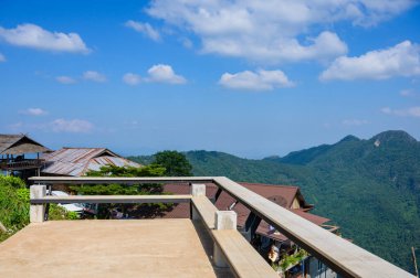 Pha Hi village on the mountain, Chiang Rai province.