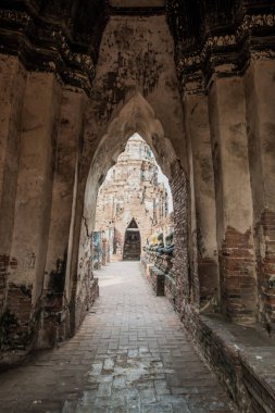 Tayland Chaiwathanaram Tapınağı manzarası