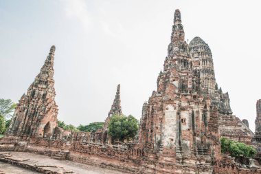 Tayland Chaiwathanaram Tapınağı manzarası