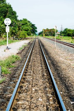 Tayland 'da demiryolu.