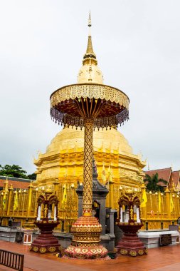 Phrathat Hariphunchai pagoda Lamphun, Tayland