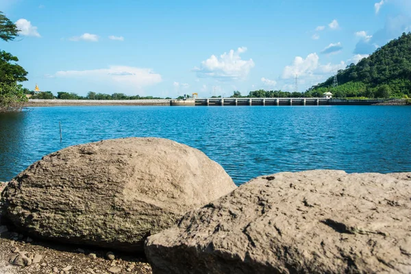 stock image Landscape of Mae Ping Ton Lang Dam, Thailand.