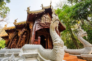 Thai Style Church at Wat Luang Khun Win, Chiangmai Province.