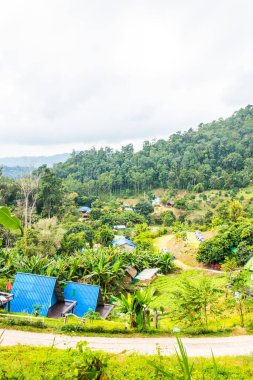 Tayland 'daki Dağların Güzel Manzarası.