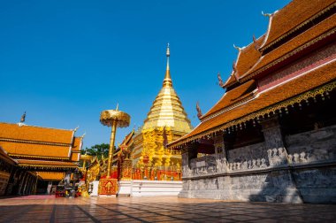 Wat Phra That Doi Suthep or Phra That Doi Suthep temple in Chiang Mai province, Thailand.