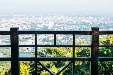 Chiangmai şehri Tayland 'a bakıyor..