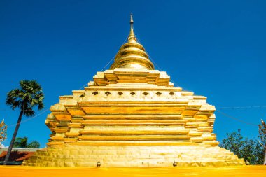 Wat Phra 'daki Altın Pagoda Si Chom Tanga Worawihan, Tayland.